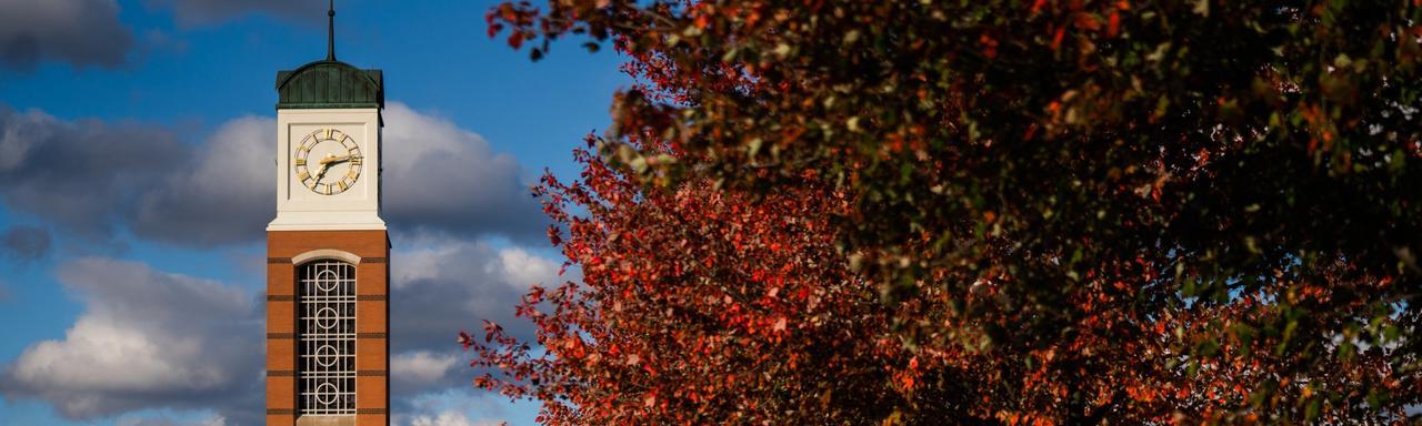 Allendale Clock Tower in Fall